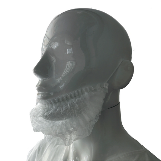 Hydrobuilder HBX Disposable Beard Cover side view