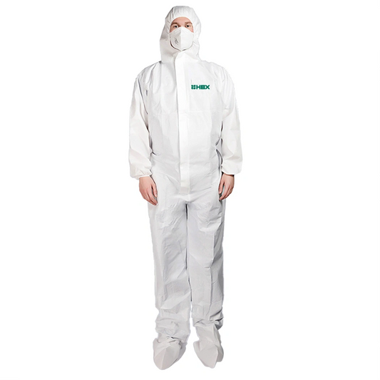 Hydrobuilder HBX Disposable Coverall 55 GSM CAT III With Boot Cover