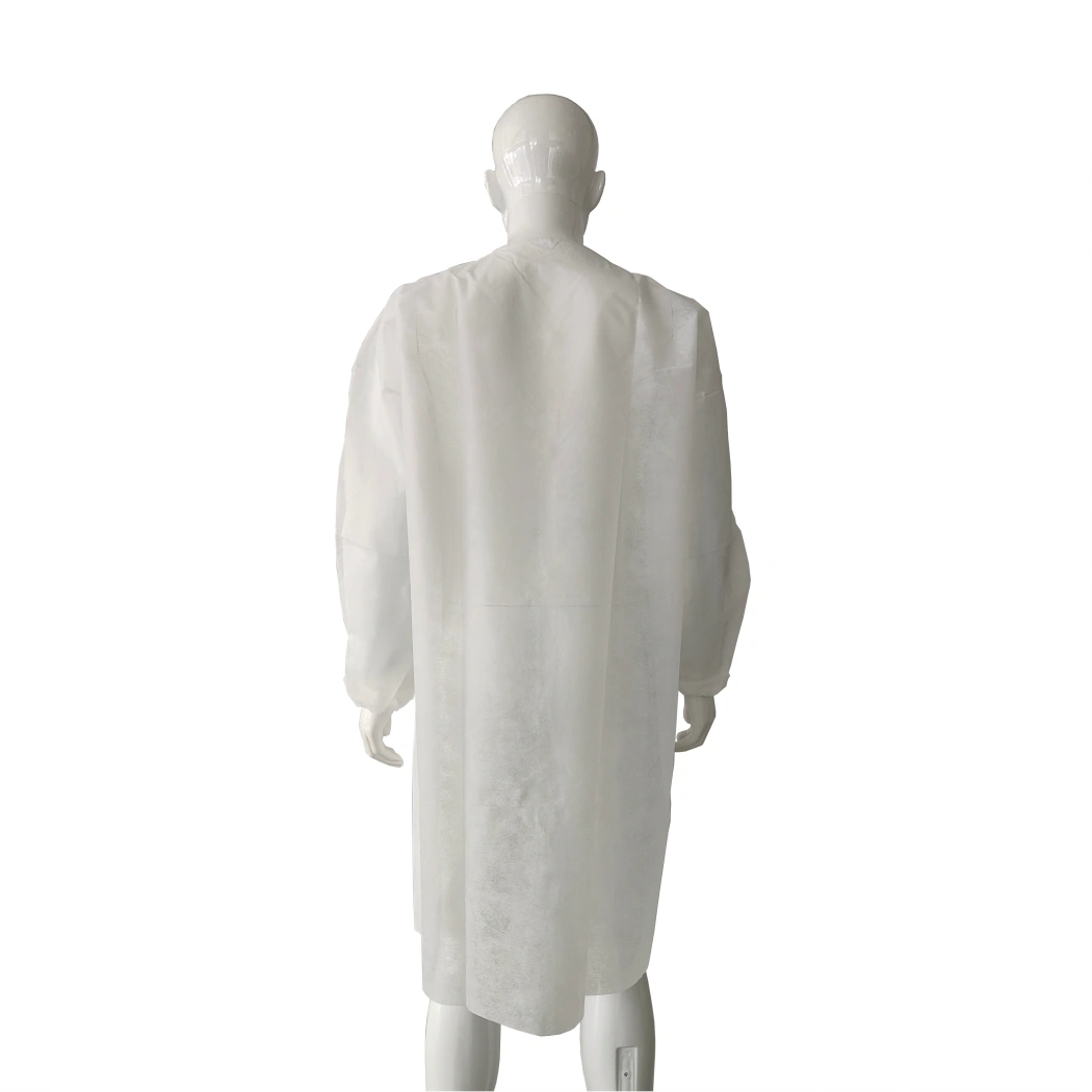 Hydrobuilder HBX Disposable Lab Coat back view