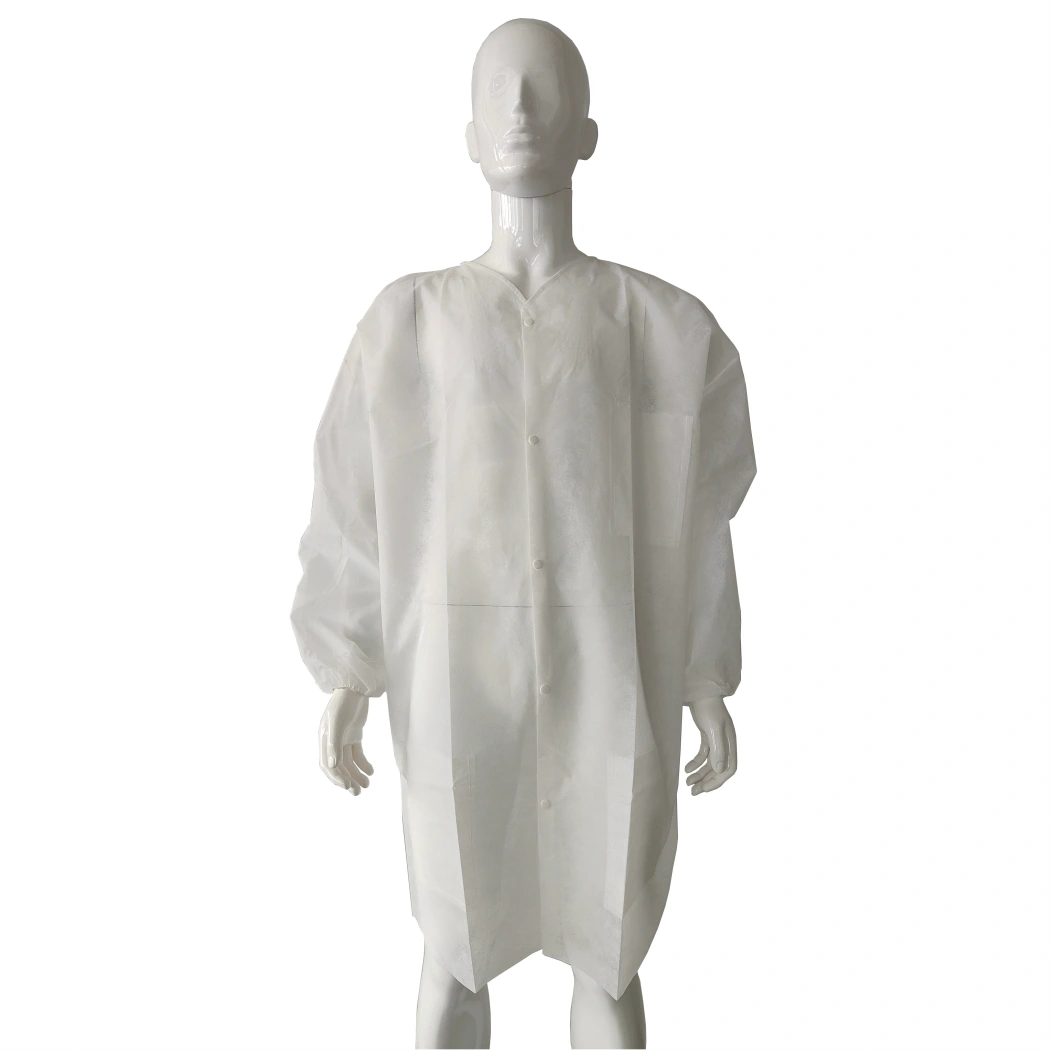 Hydrobuilder HBX Disposable Lab Coat front view