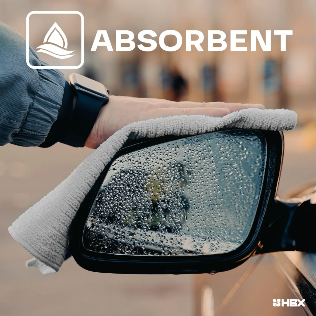 Hydrobuilder HBX Microfiber Towel absorbent