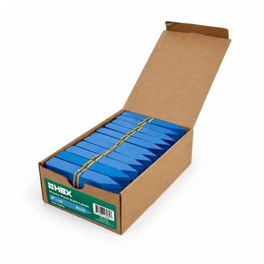 Hydrobuilder HBX Plant Labels Blue case of 1000