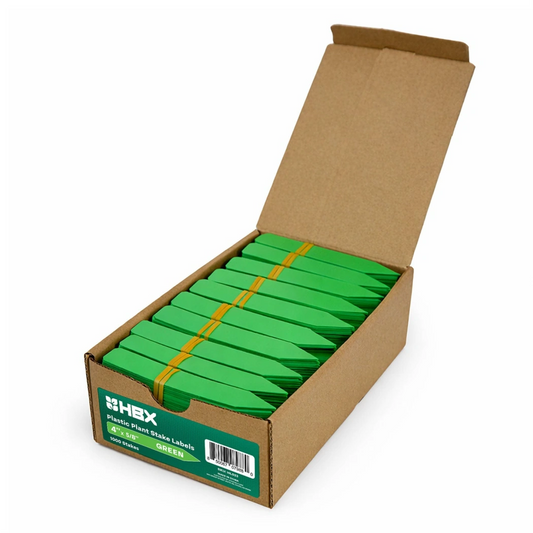 Hydrobuilder HBX Plant Labels Green case of 1000