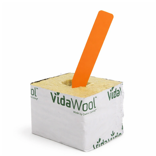 Hydrobuilder HBX Plant Labels Orange for Commercial nurseries, Clone racks & propagation rooms, Veg and flower identification