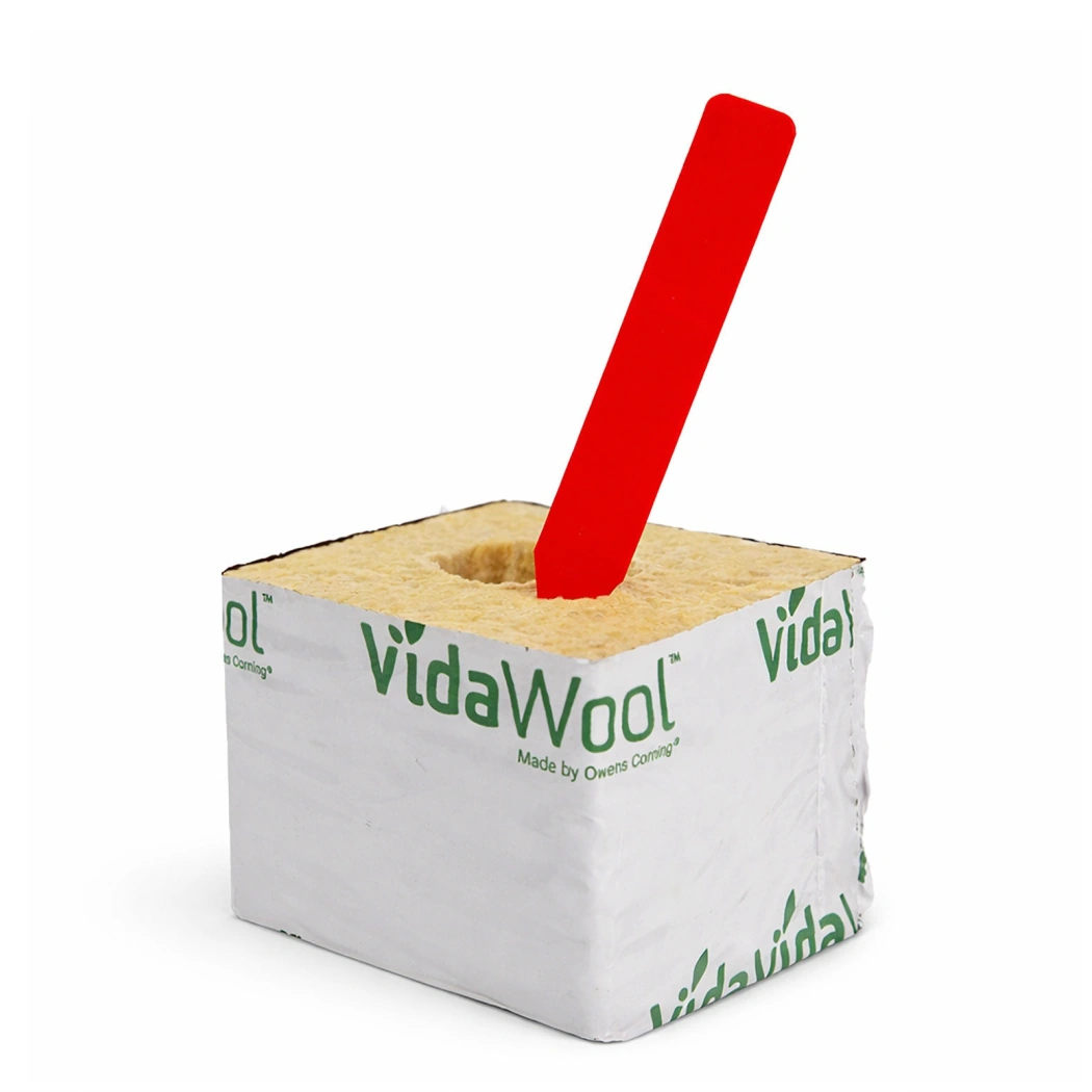 Hydrobuilder HBX Plant Labels Red for Commercial nurseries, Clone racks & propagation rooms, Veg and flower identification