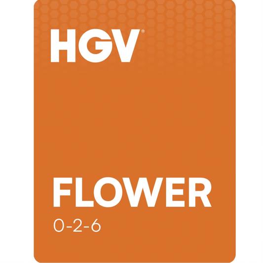 Hydrobuilder HGV Liquid Flower 2.5 gal label