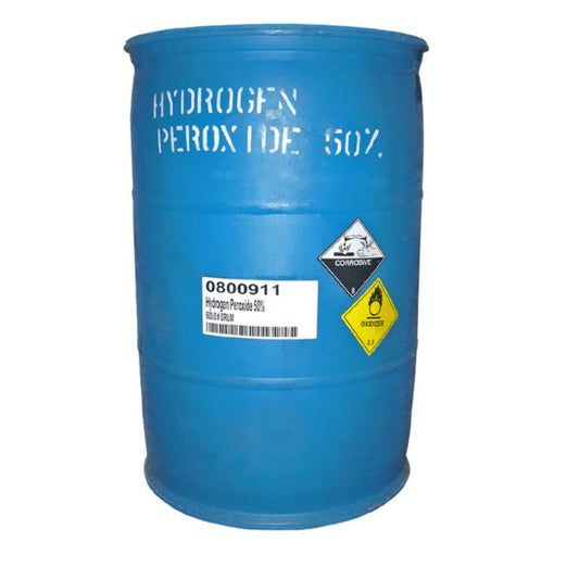 Hydrogen Peroxide Liquid Oxygen H2O2 50% 55 Gallon main image