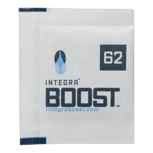 Integra Boost 1g Humidiccant 62% RH humidity control pack from the bulk 3,500 count case