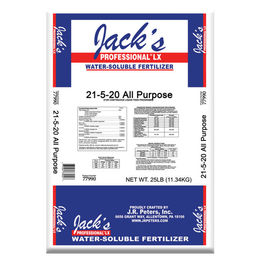 JR Peters Jack's Professional 21-5-20 All Purpose LX Fertilizer