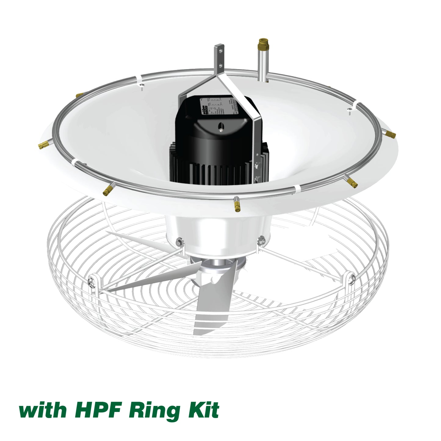 J&D Manufacturing Destratification Fan  18"  HPF Ring kit