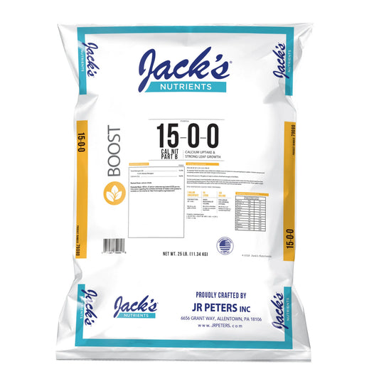 Jack's Nutrients Calcium Nitrate Part B Fertilizer