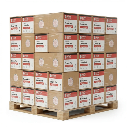 Kaya Coir 3 Gallon Loose Fills 100% Coco Pallet 3 Gallon with 55 Cases 330 Pieces