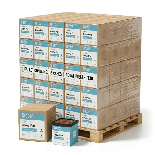 Kaya Coir 3 Gallon Loose Fills 7030 Pallet with 55 Cases 330 Pieces