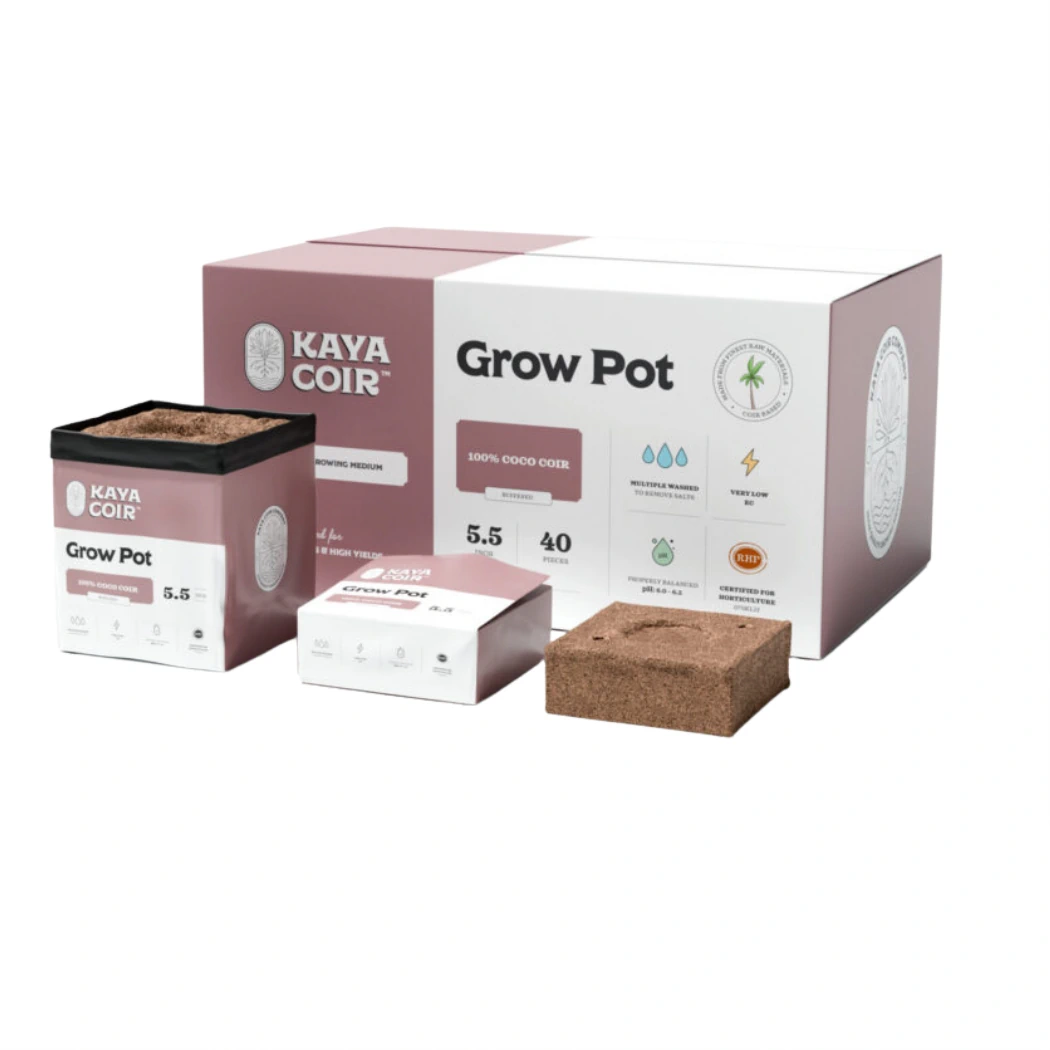 Kaya Coir 5.5 in Plastic Grow Pot