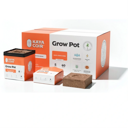 Kaya Coir 5in Plastic Grow Pot