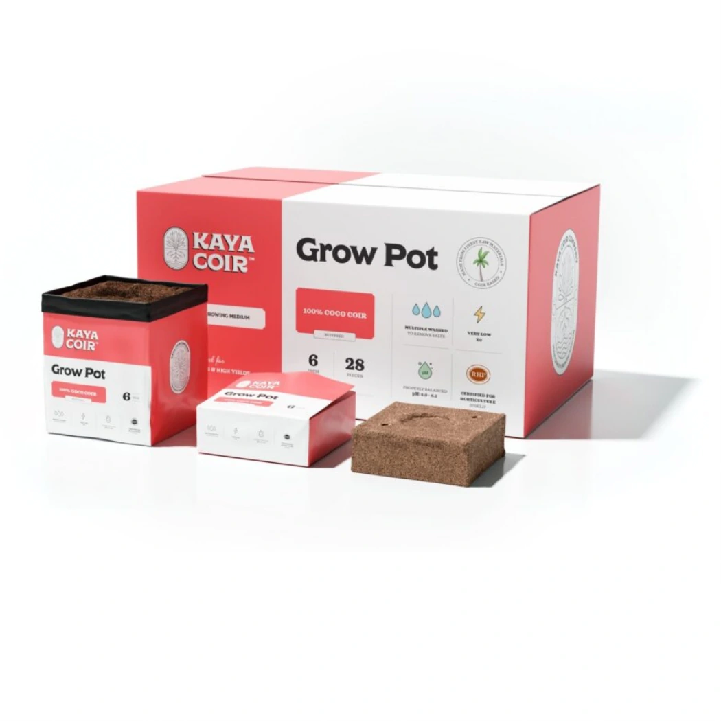 Kaya Coir 6in Plastic Grow Pot