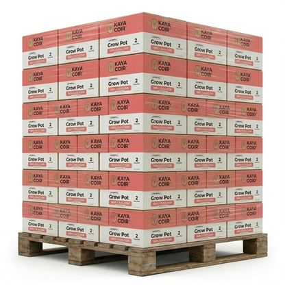 Kaya Coir Loose Fills 100% Coco 2 Gallon Pallet with 42 Cases - 504 Pieces
