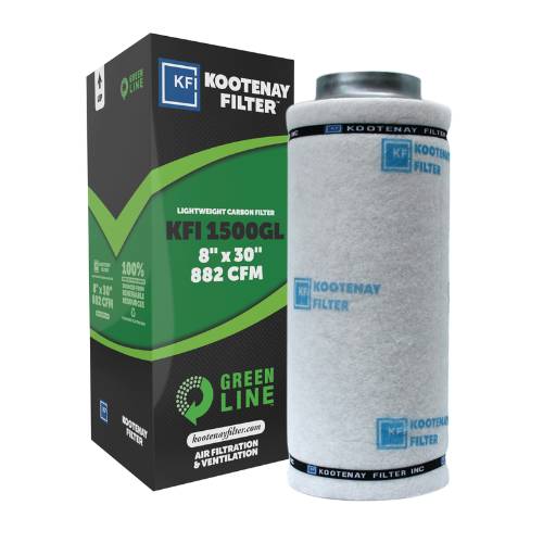 Kootenay Green Line Carbon Filter 1500 with 8 flange and 882 CFM