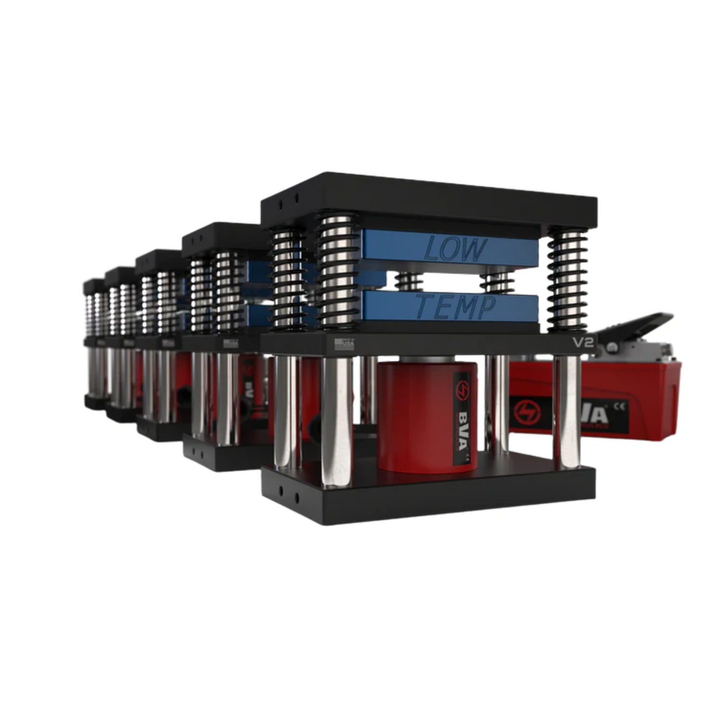 Lowtemp V2 Rosin Press Medusa System (5 Press) Blue