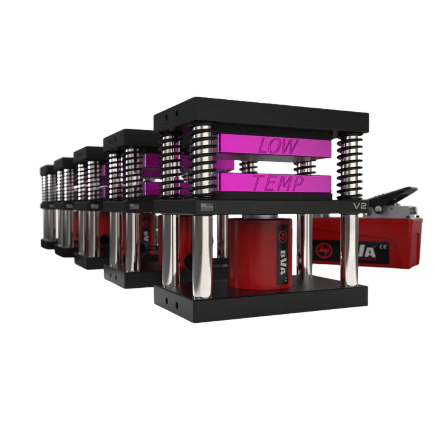 Lowtemp V2 Rosin Press Medusa System (5 Press) Teal