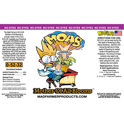 Mad Farmer Mother Of All Bloom 1 kilogram label