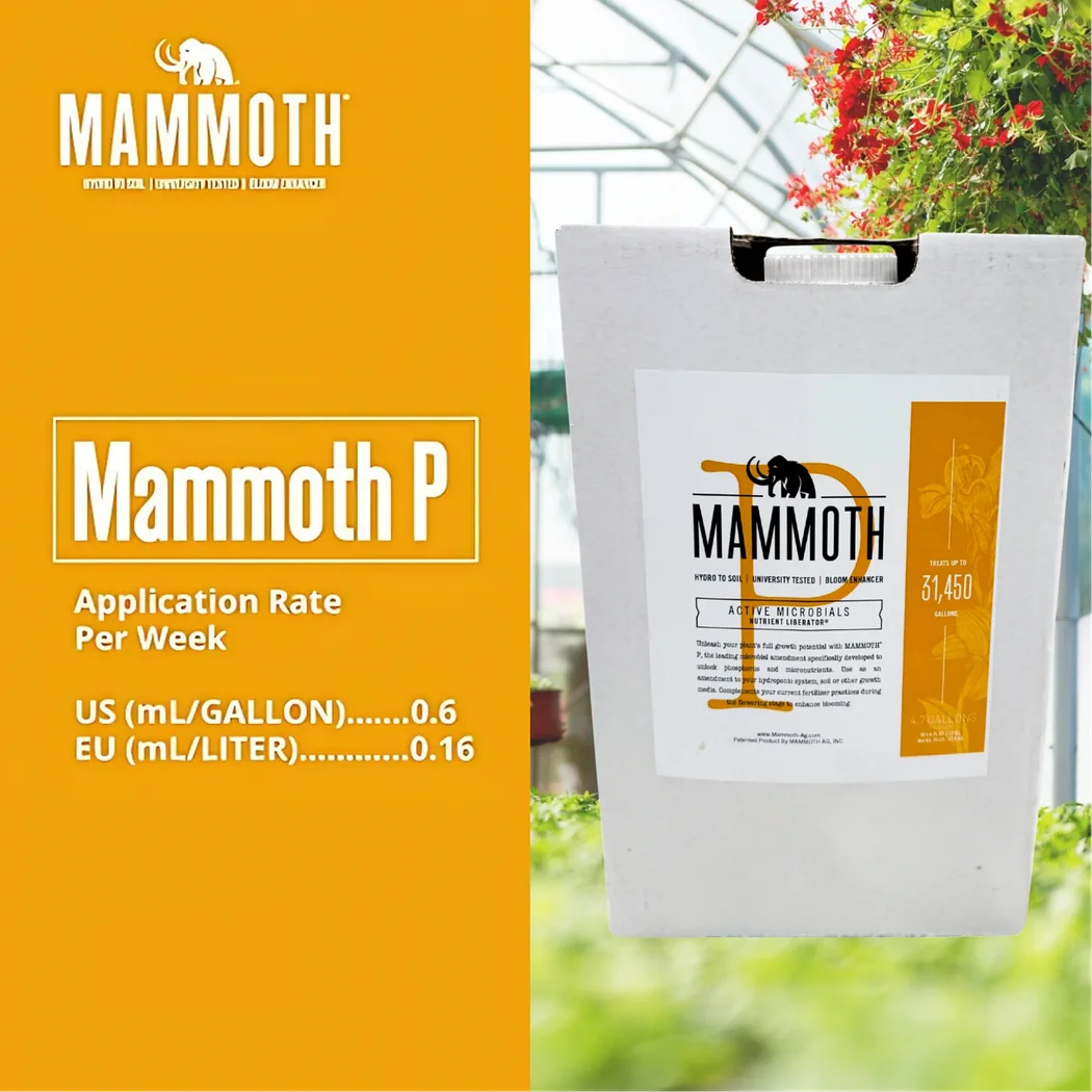 Mammoth P Active Microbials Application Rate