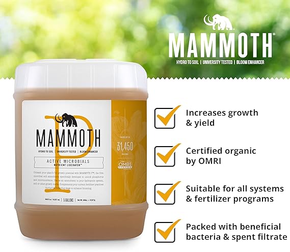 Mammoth P Active Microbials Keypoints