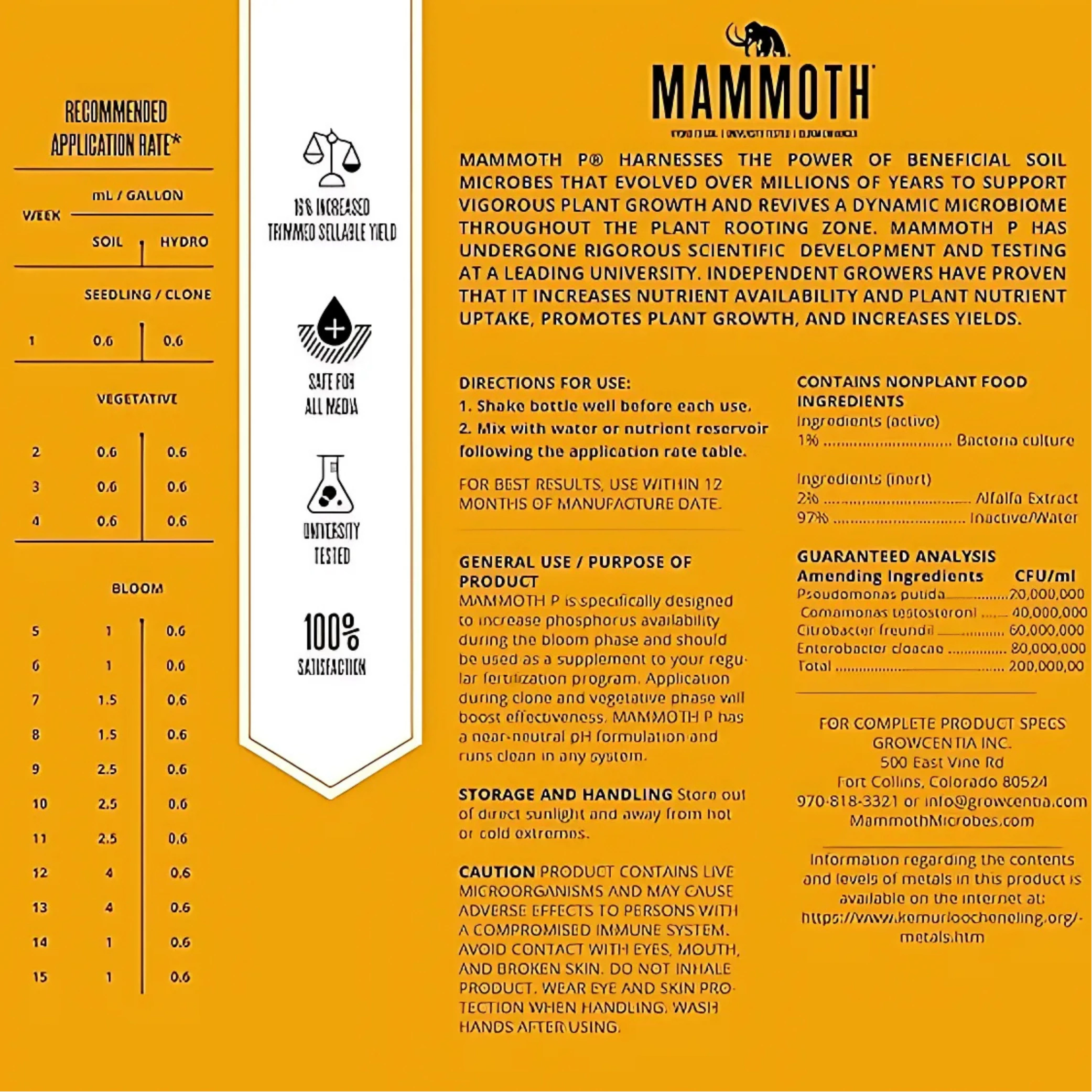Mammoth P Active Microbials - Thumbnail 3
