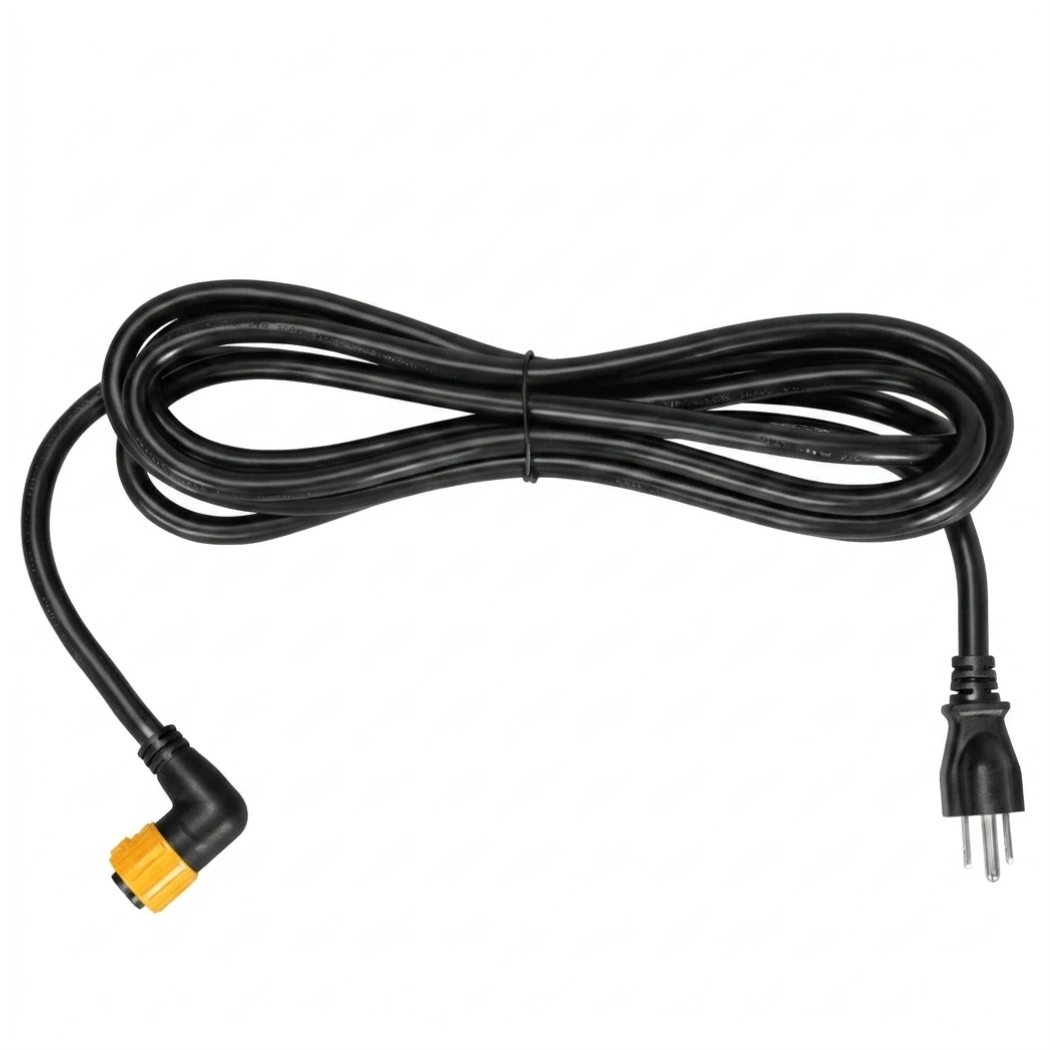 Matrix 10ft right-angle M19 power cord 120v