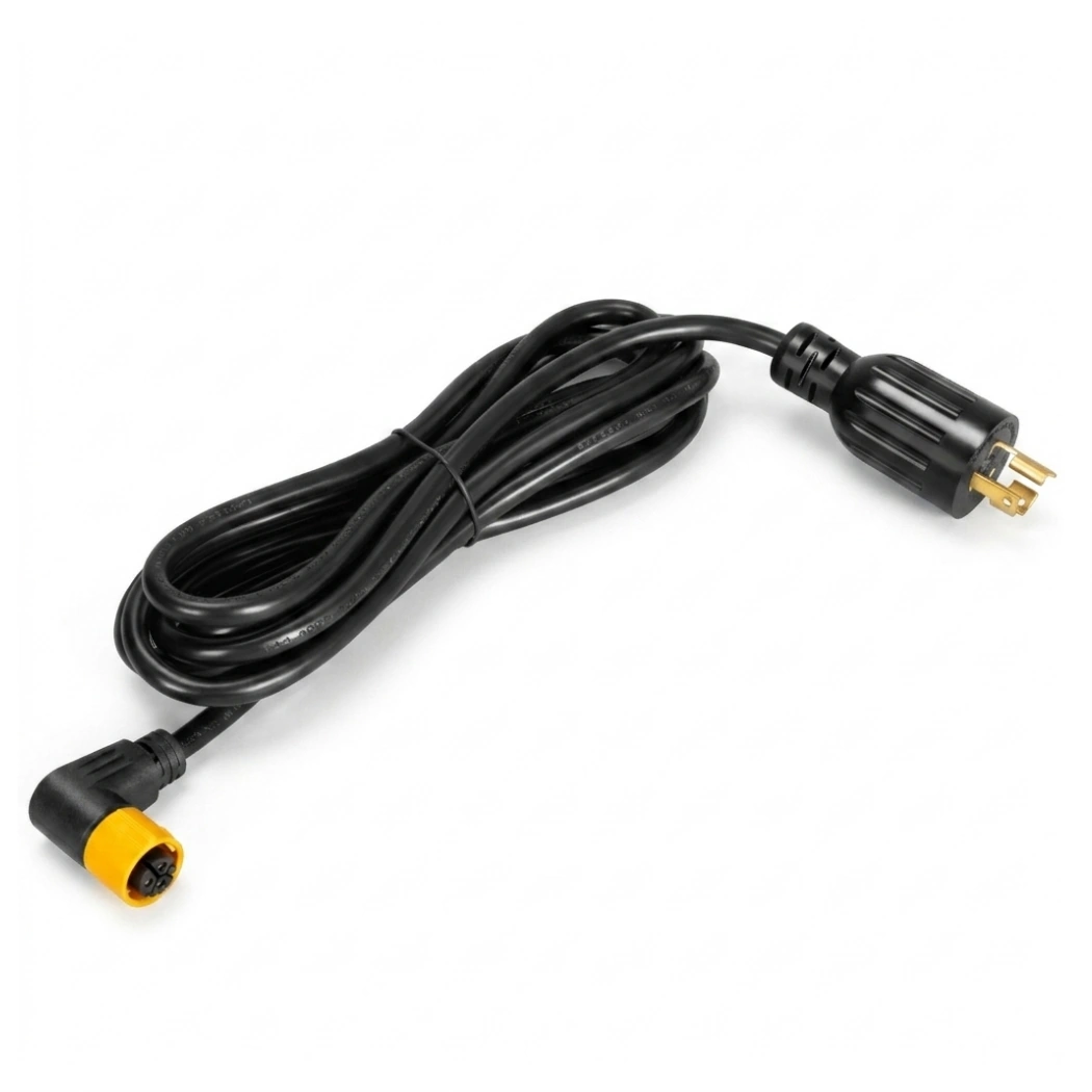 Matrix 10ft right-angle M19 power cord 277v