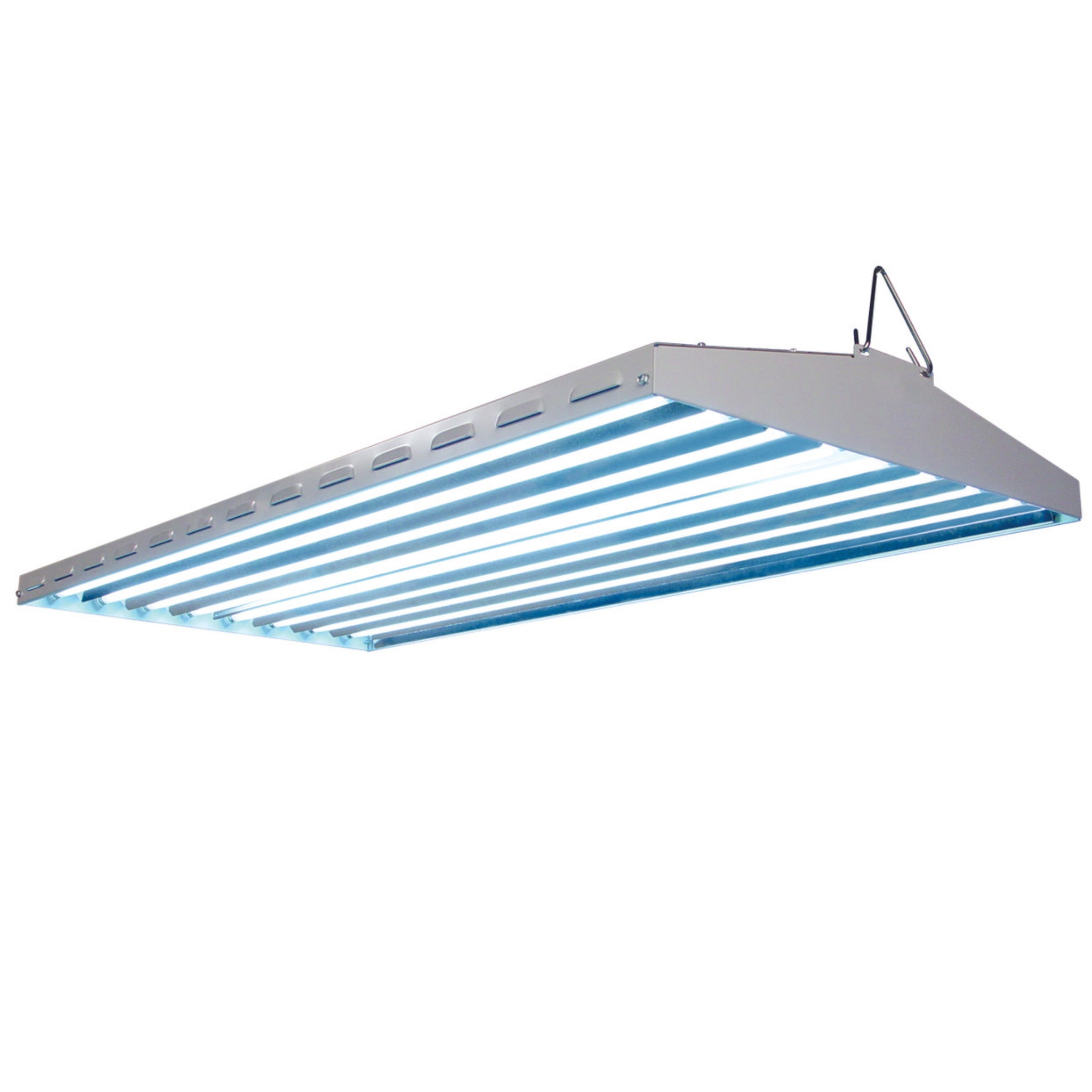 t5 grow lights 4ft 8 bulb New Wave T5 HO Fluorescent Light Fixture - 8 Lamp