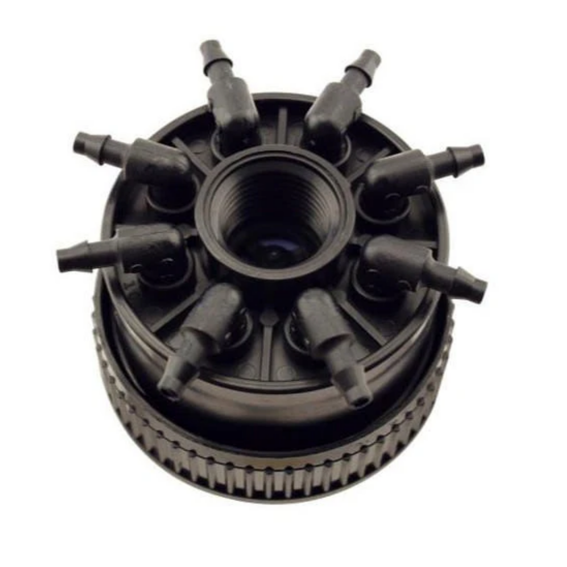 Octa-Bubbler 2 GPH Per Outlet by Jain Irrigation - Blue High Flow Bubbler bottom view