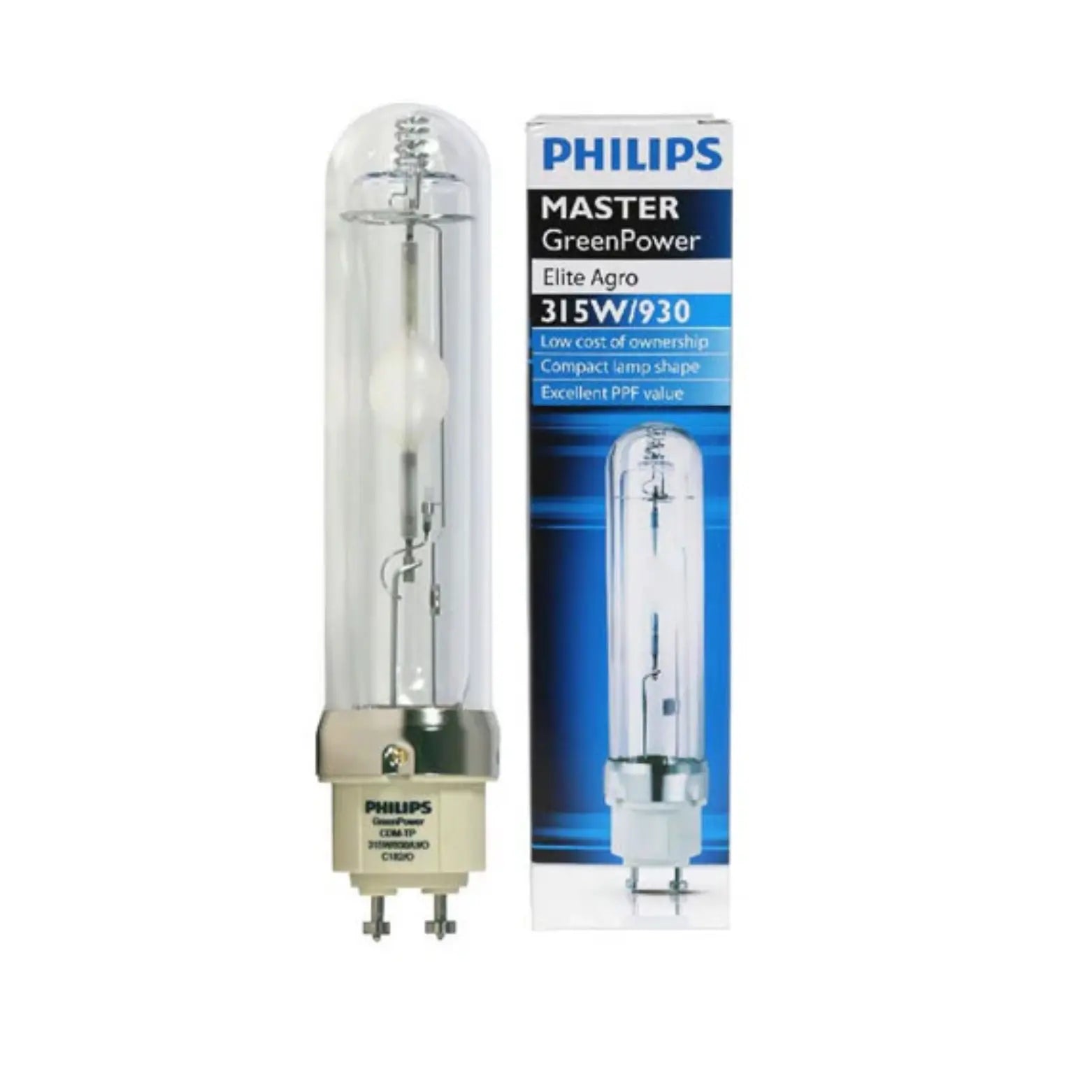 Philips Mastercolor CDM-T Elite 315W CMH Agro Lamp T12 - 3100ºK Philips Mastercolor CDM-T Elite 315W CMH Agro Lamp T12 - 3100ºK