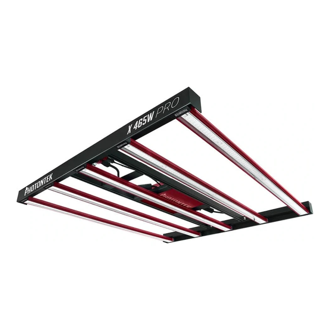PhotonTek X 465W Pro LED grow light, bar frame, 1,256 µmol/s