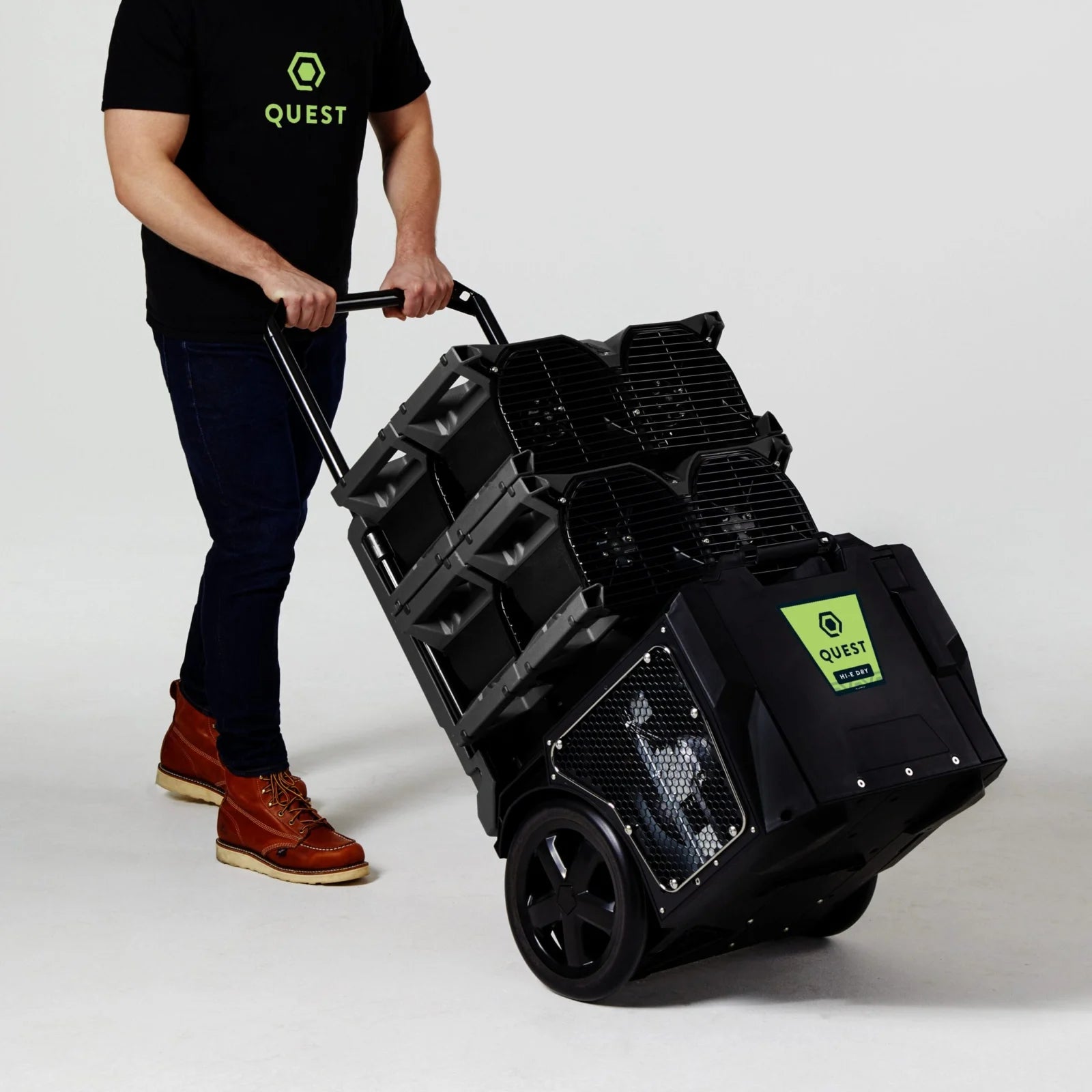 Quest Hi-E Dry 140 PORTABLE In Use