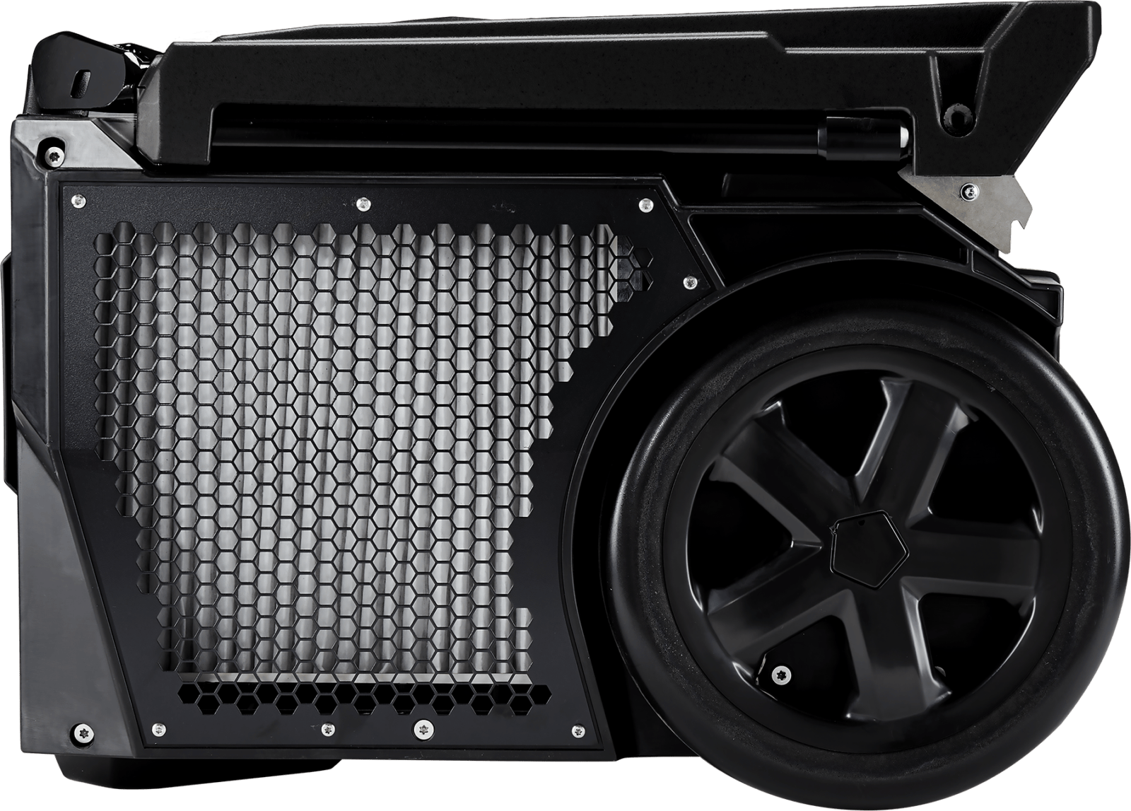 Quest Hi-E Dry 140 PORTABLE SERIES Filter Side View