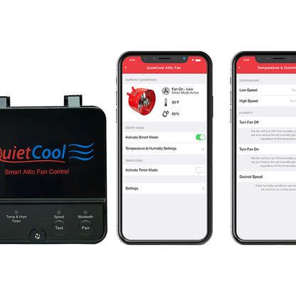 QuietCool 3.0 Smart Attic Gable Fan with Smart App Control