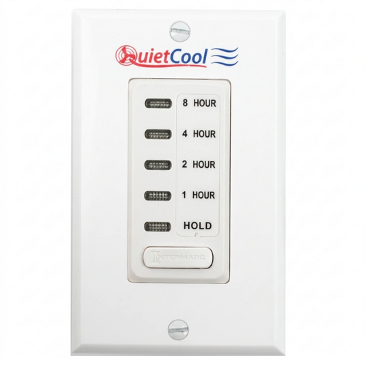 QuietCool Energy Saver Whole House Fan QC ES-3100 control