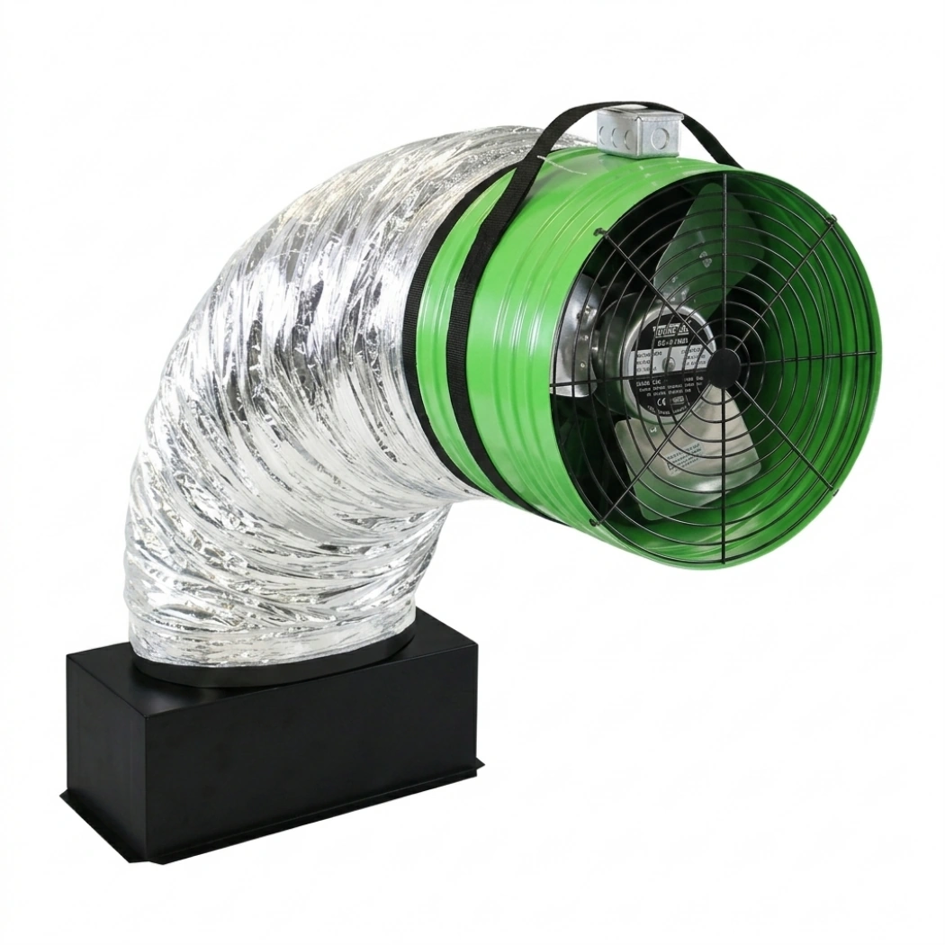 QuietCool Energy Saver Whole House Fan QC ES-3100 hang position
