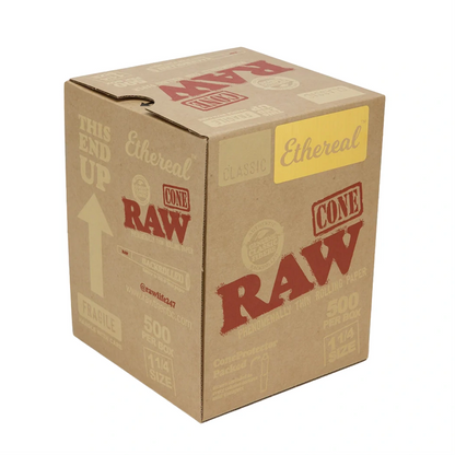Raw 1 1/4 Size Ethereal Cones 500bx