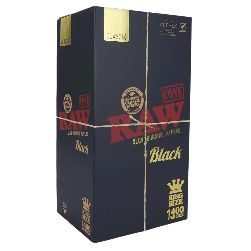Raw Black Bulk King Size Pre-Roll Cones 1400pk main image