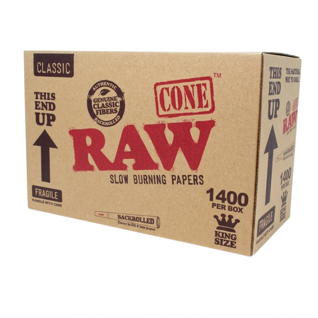 Raw Classic Bulk King Size Pre-Roll Cones 1pc 1400pk