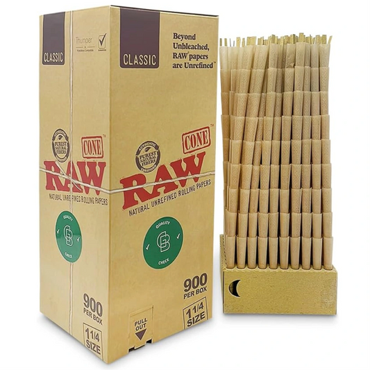 Raw Organic Bulk 1 1_4 Pre-Roll Cones 900pk