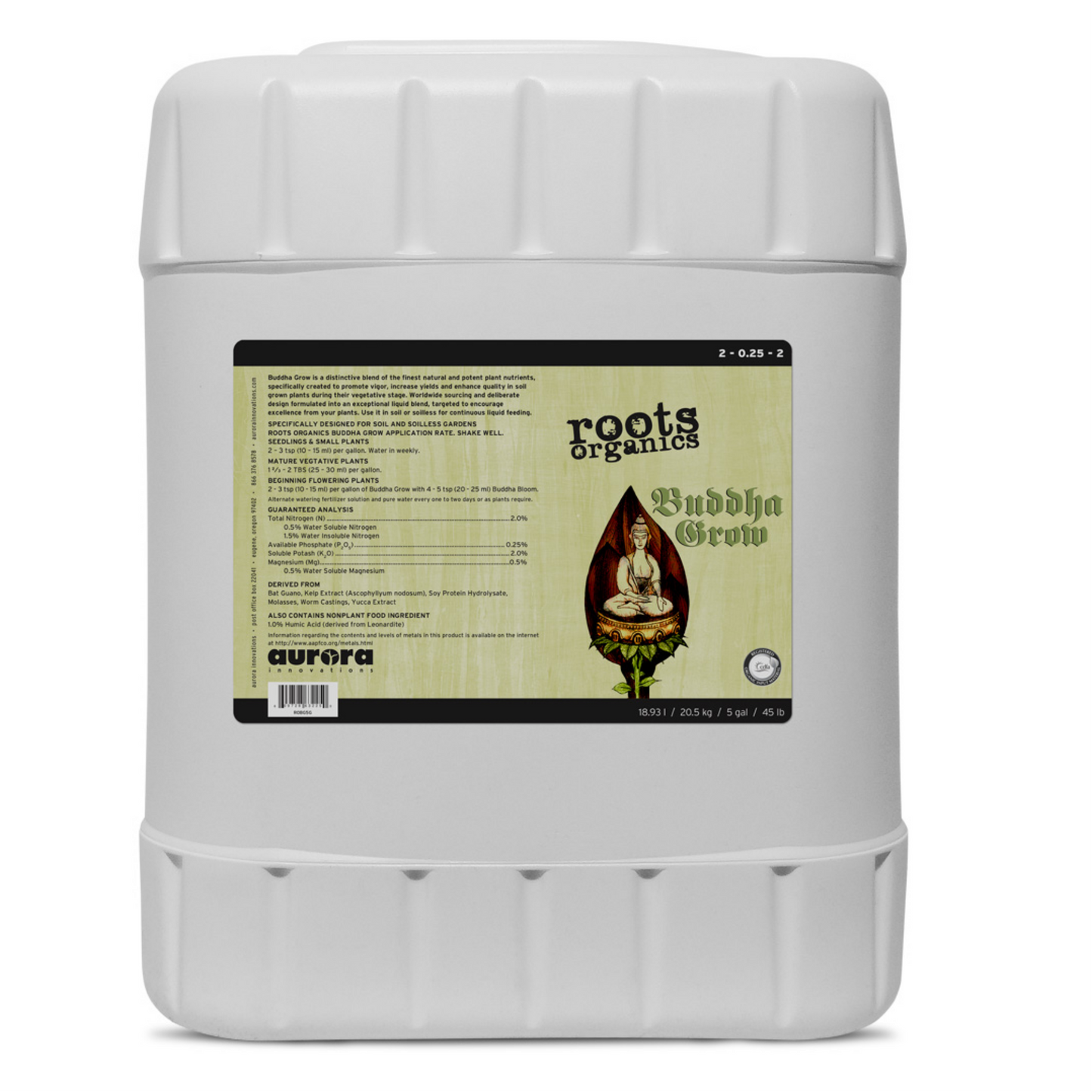 Roots Organics Buddha Grow 5 gallon