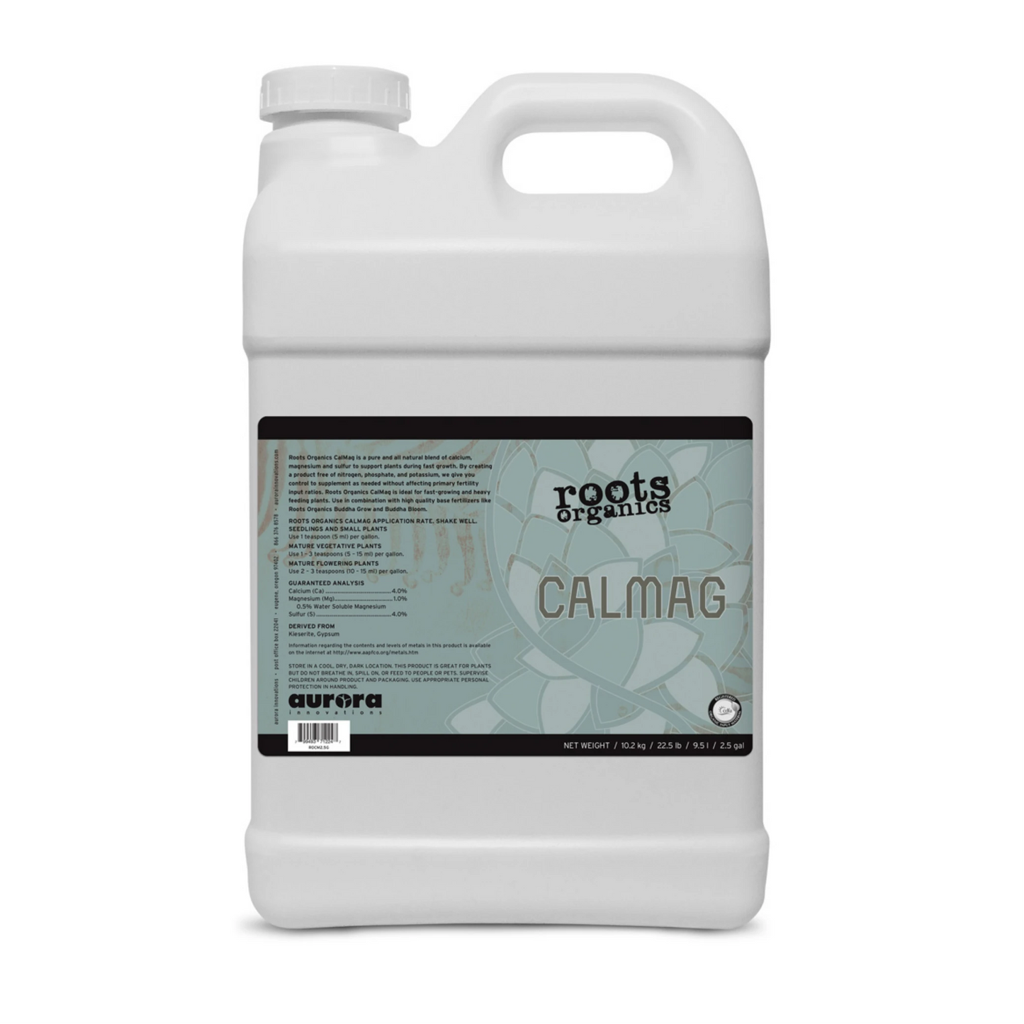 Roots Organics CalMag 2.5 gallon