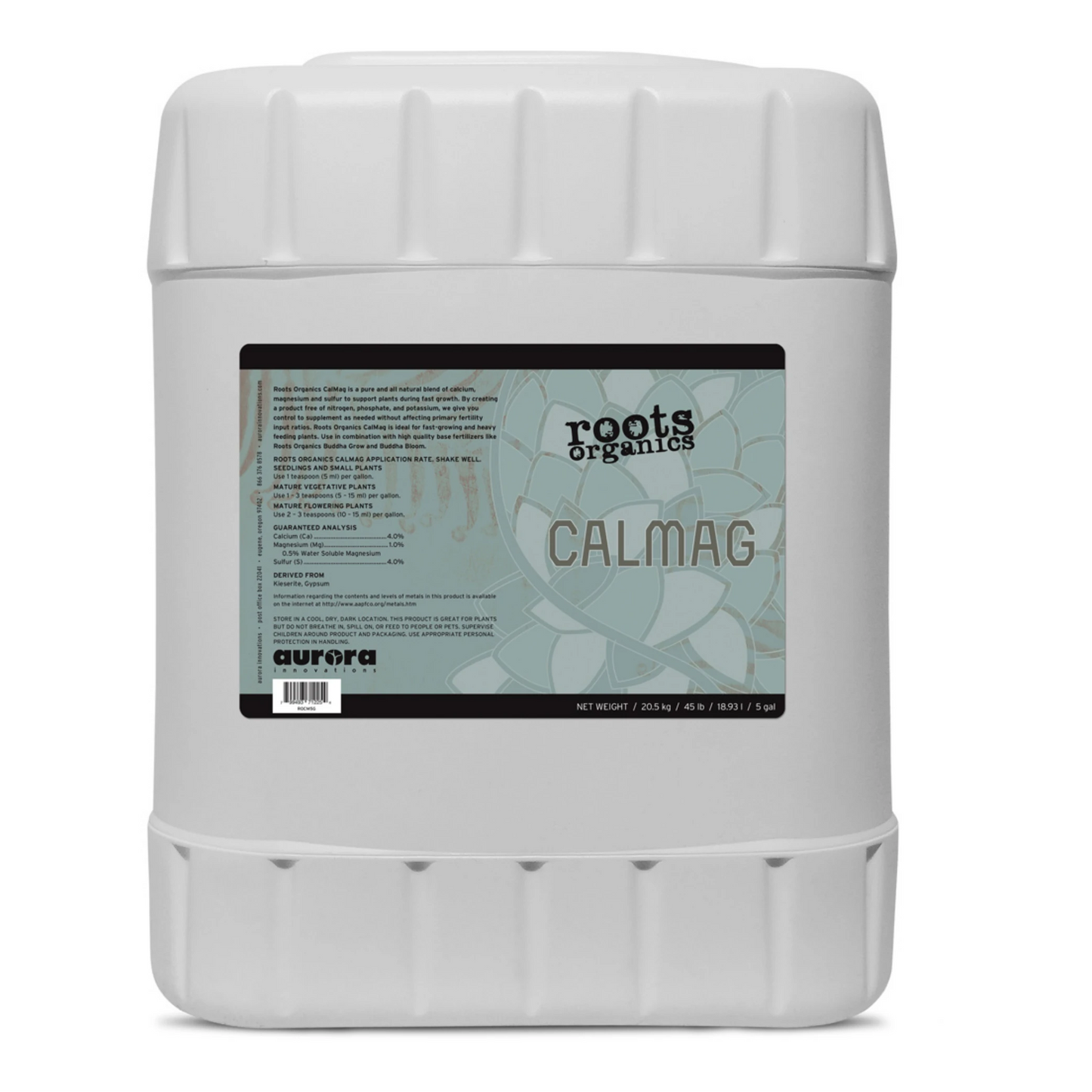 Roots Organics CalMag 5 gallon