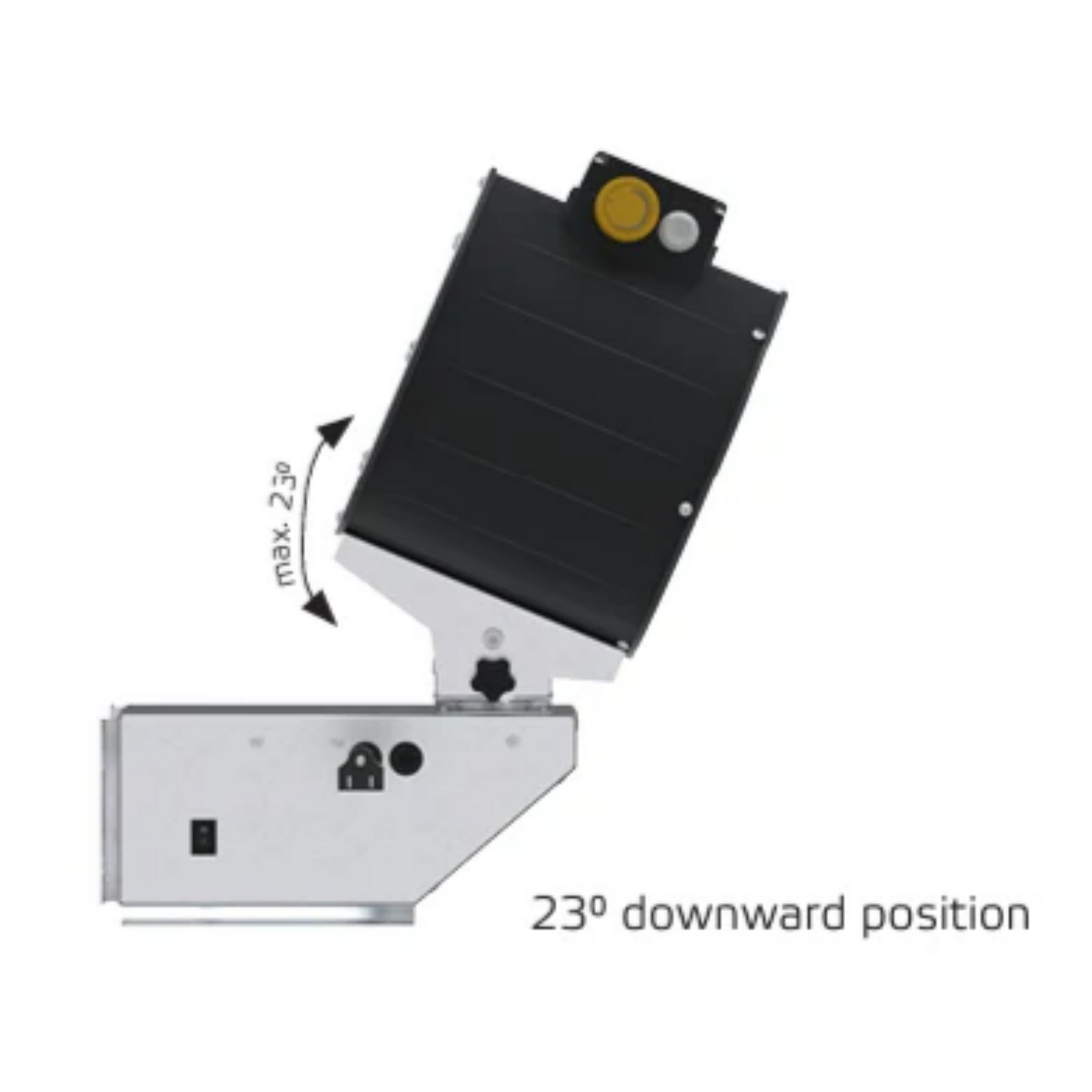 Ruck Optimus 8 Prime Evo Oscillating Fan – 710 CFM Airflow downward position