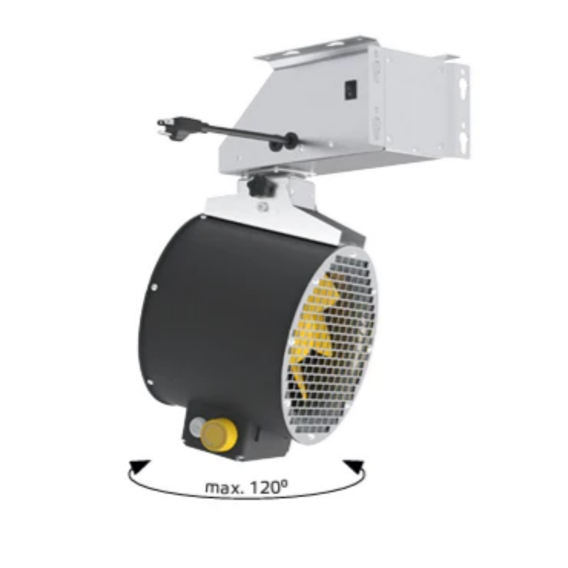 Ruck Optimus 8 Prime Evo Oscillating Fan – 710 CFM Airflow mounted