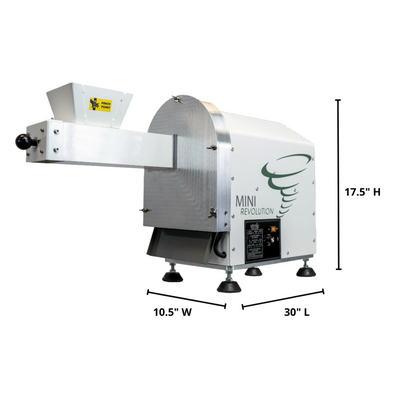 STM Mini-Revolution Commercial Flower Grinder dimensions