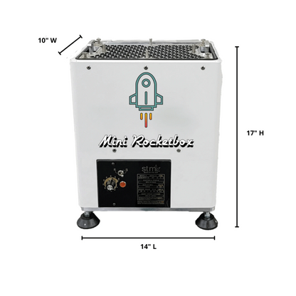 STM Mini-RocketBox PLUS+ Pre-Roll Machine (72-Cone)  Dimensions